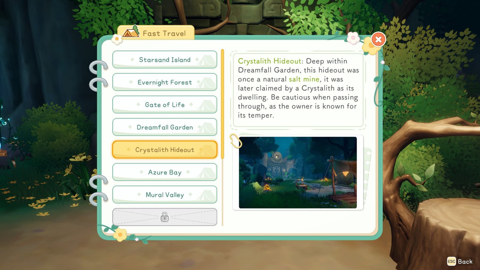 Starsand Island Gold Crystalith Hideout