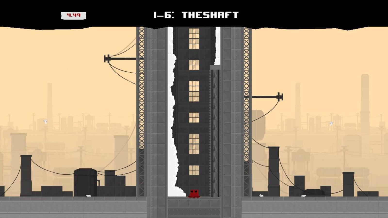 Super Meat Boy The Shaft level