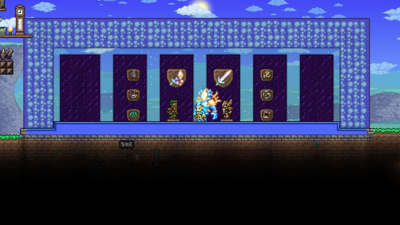 Screenshot of an Endgame Summoner Loadout in Terraria 1.4.5.