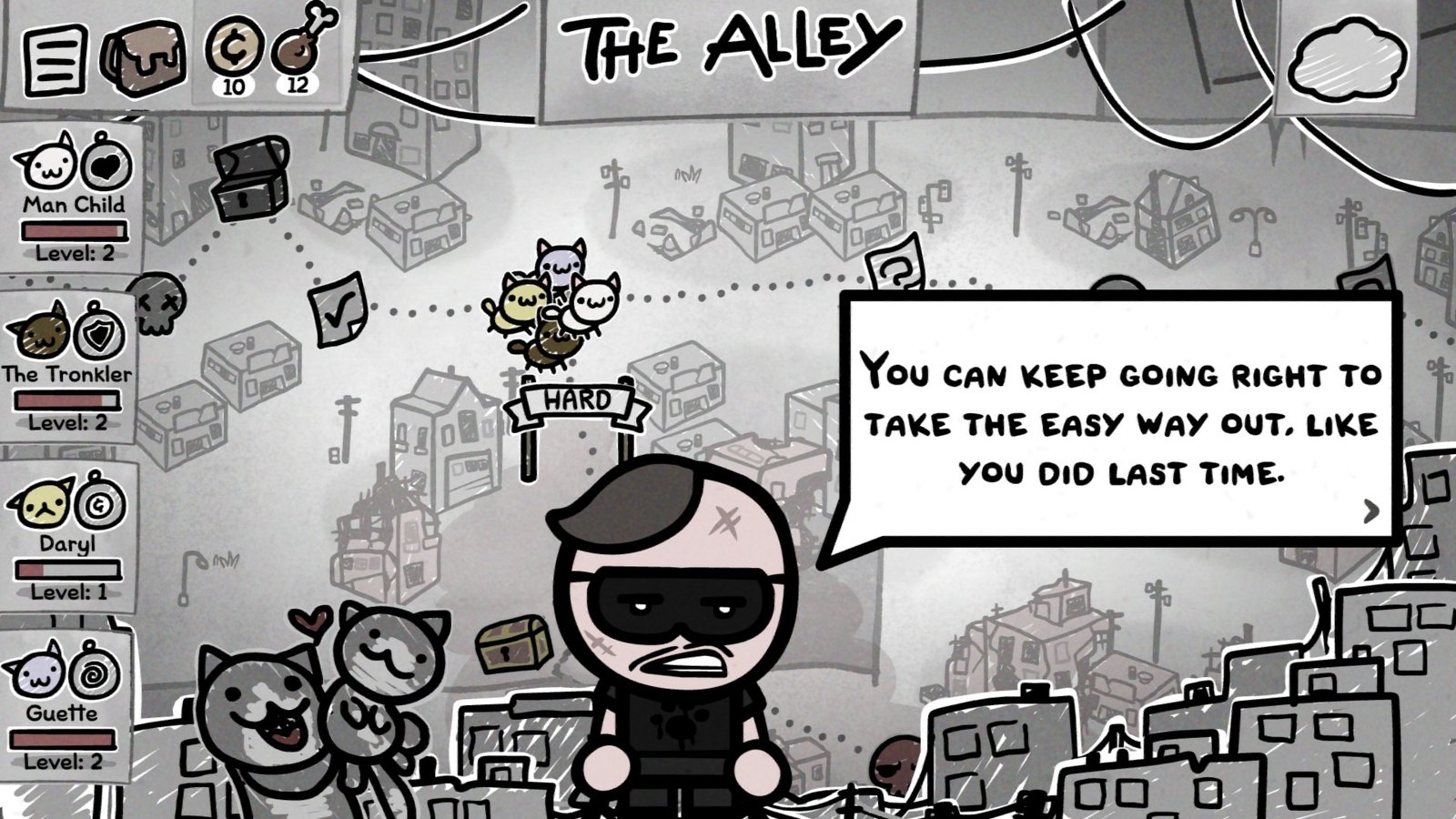 The Hard Route Tutorial in Mewgenics