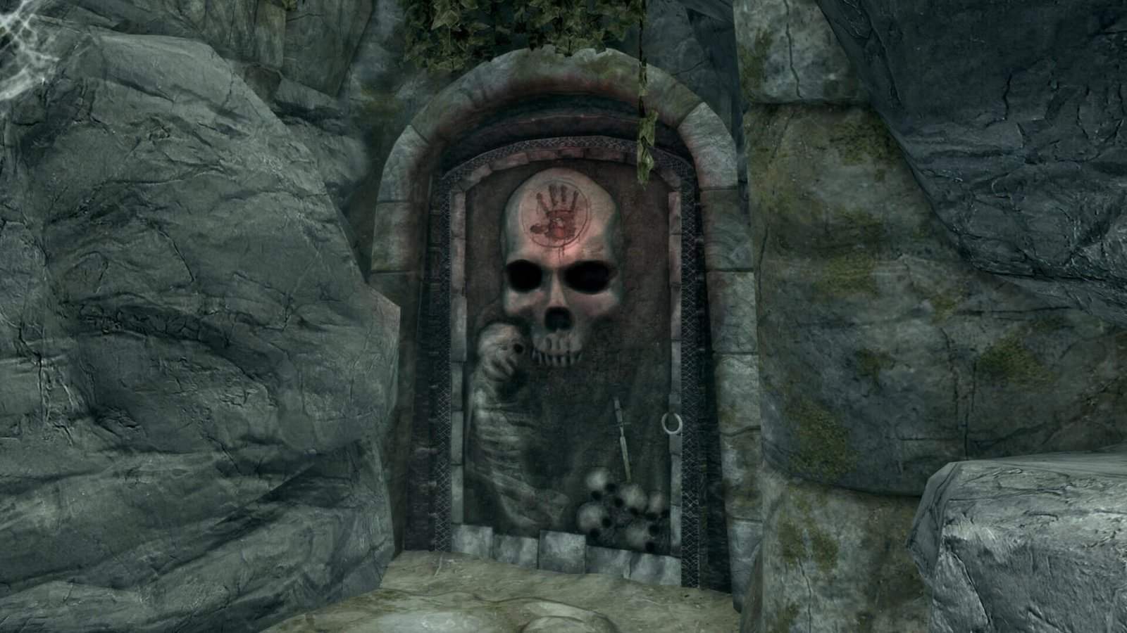 The Elder Scrolls V Skyrim Dark Brotherhood Door