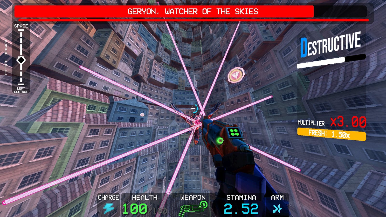 Geryon's beam attack in Fraud