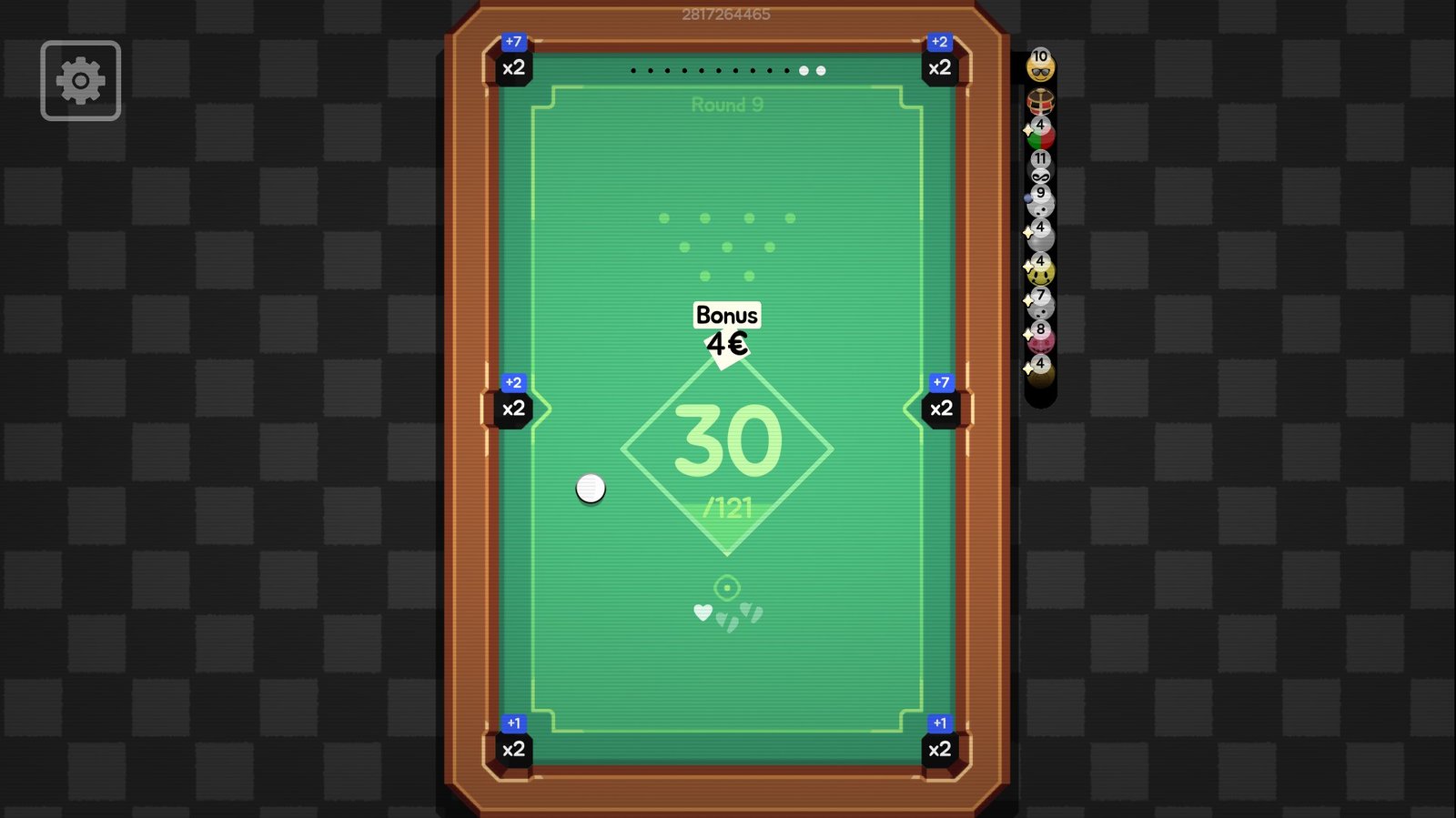 Screenshot of the Steam Next Fest Ultrapool Demo.