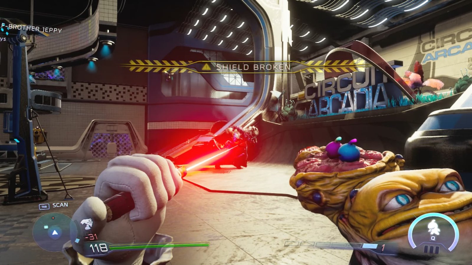 Using Creature to kill some bad guys