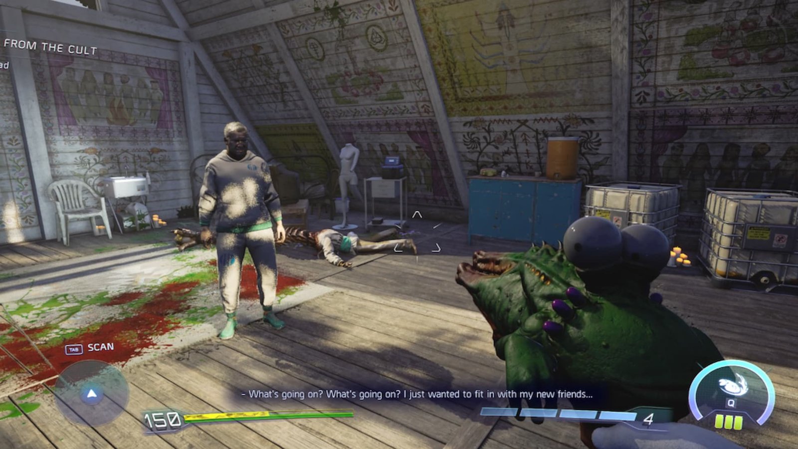 The dad having a meltdown in High On Life 2 