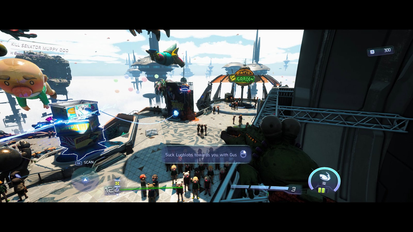 The Lugblob is above the first generator