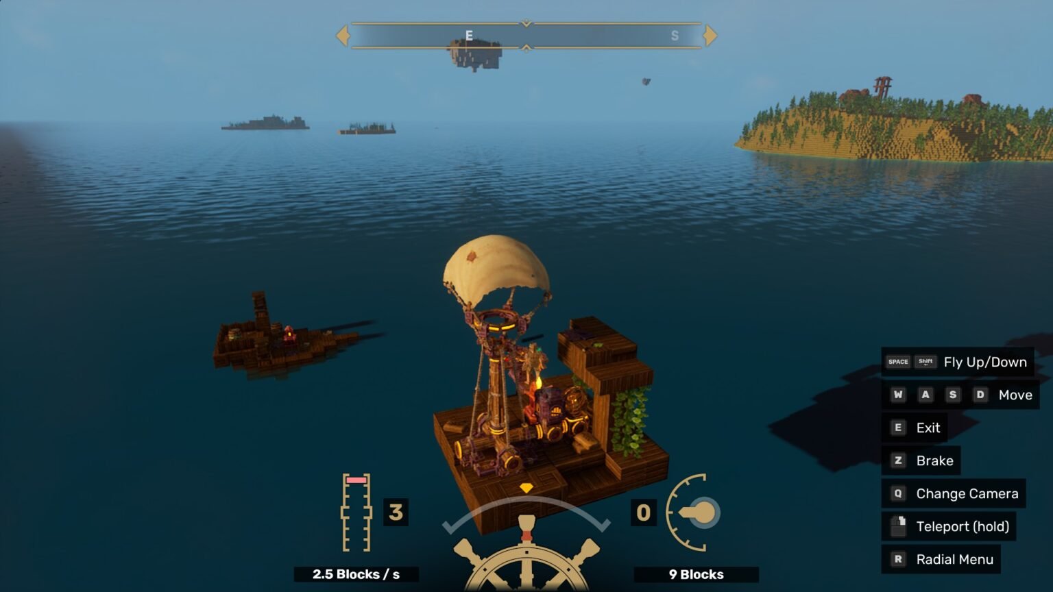 Everwind – How to Upgrade your Flying Ship Everwind Ship flying daytime