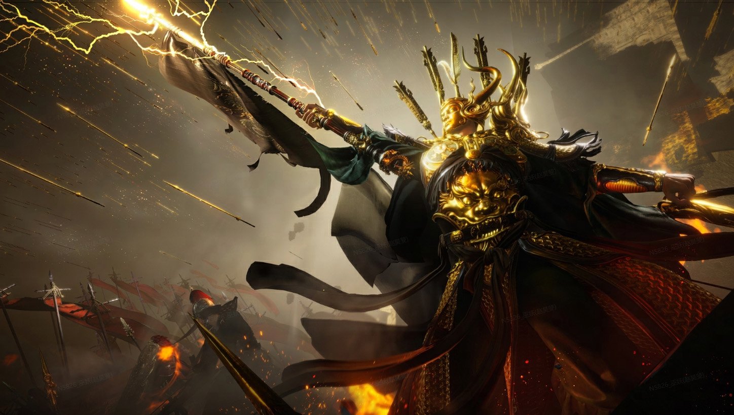 Campaign boss Guo Xin from the Where Winds Meet: Hexi expansion.