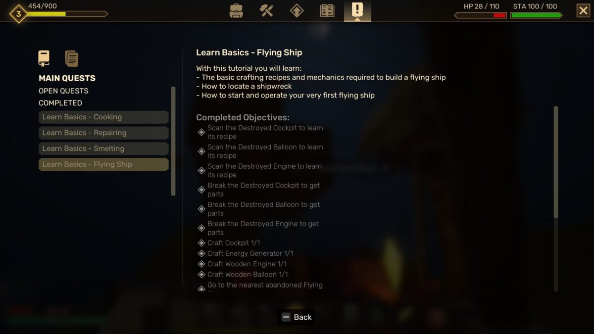 Everwind Mission List