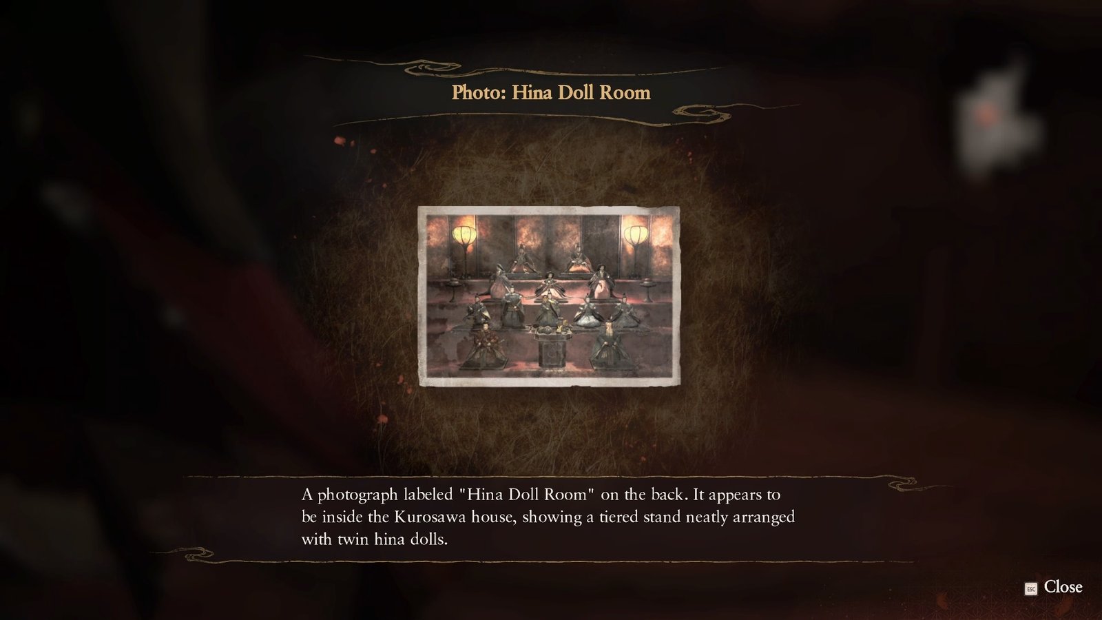 Fatal Frame 2 Chapter 4 Hina Doll Room Photo