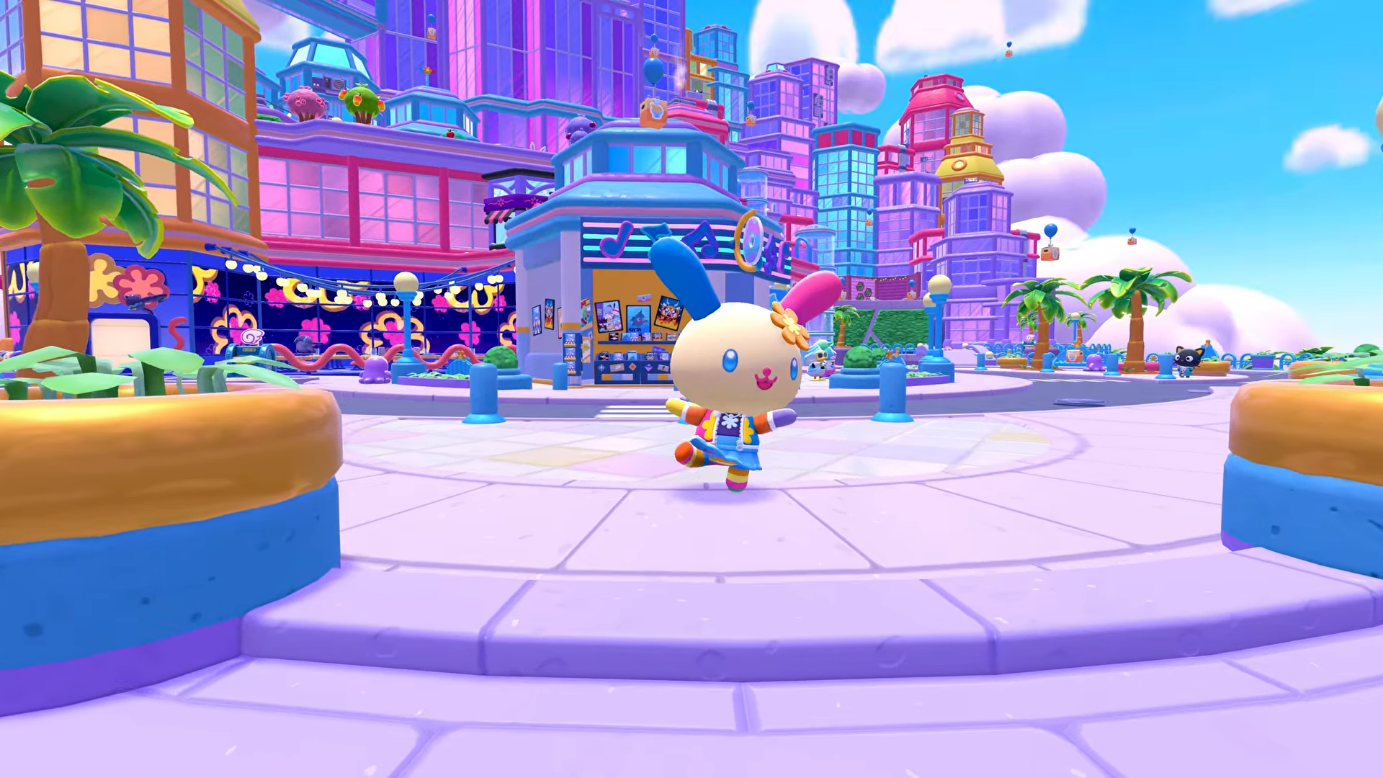Hello Kitty Island Adventure City Town square