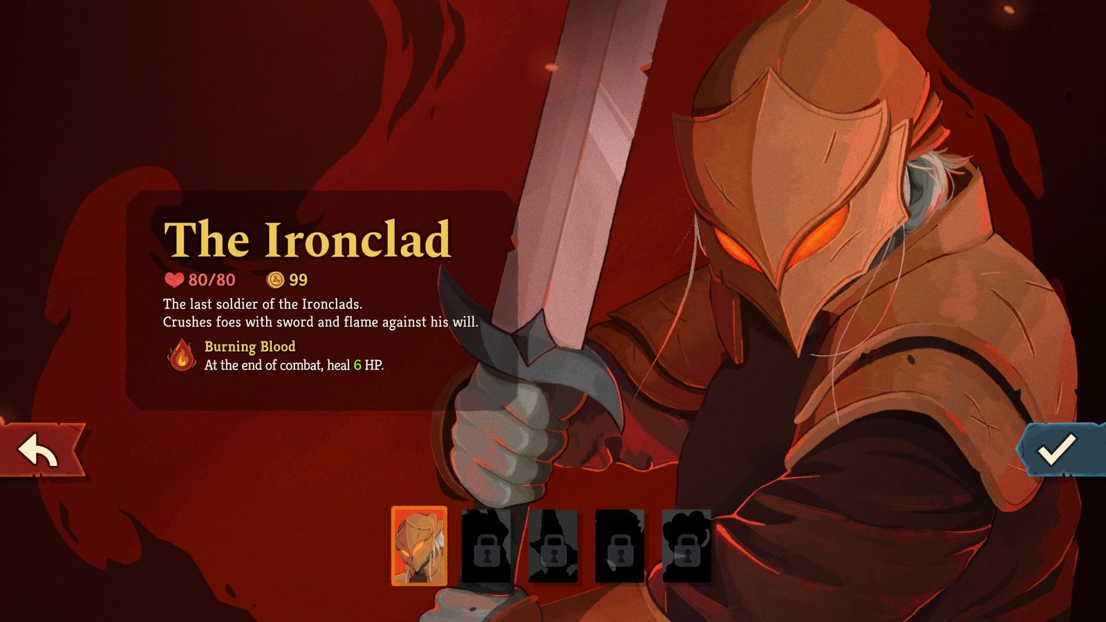The Ironclad's Splash Art in Slay the Spire 2