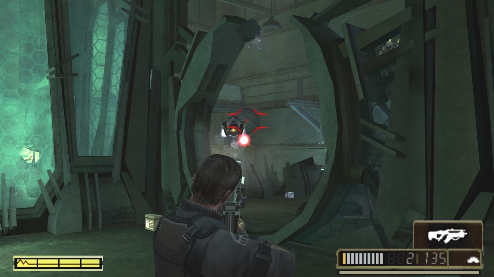 Resistance image showing character shooting an enemy