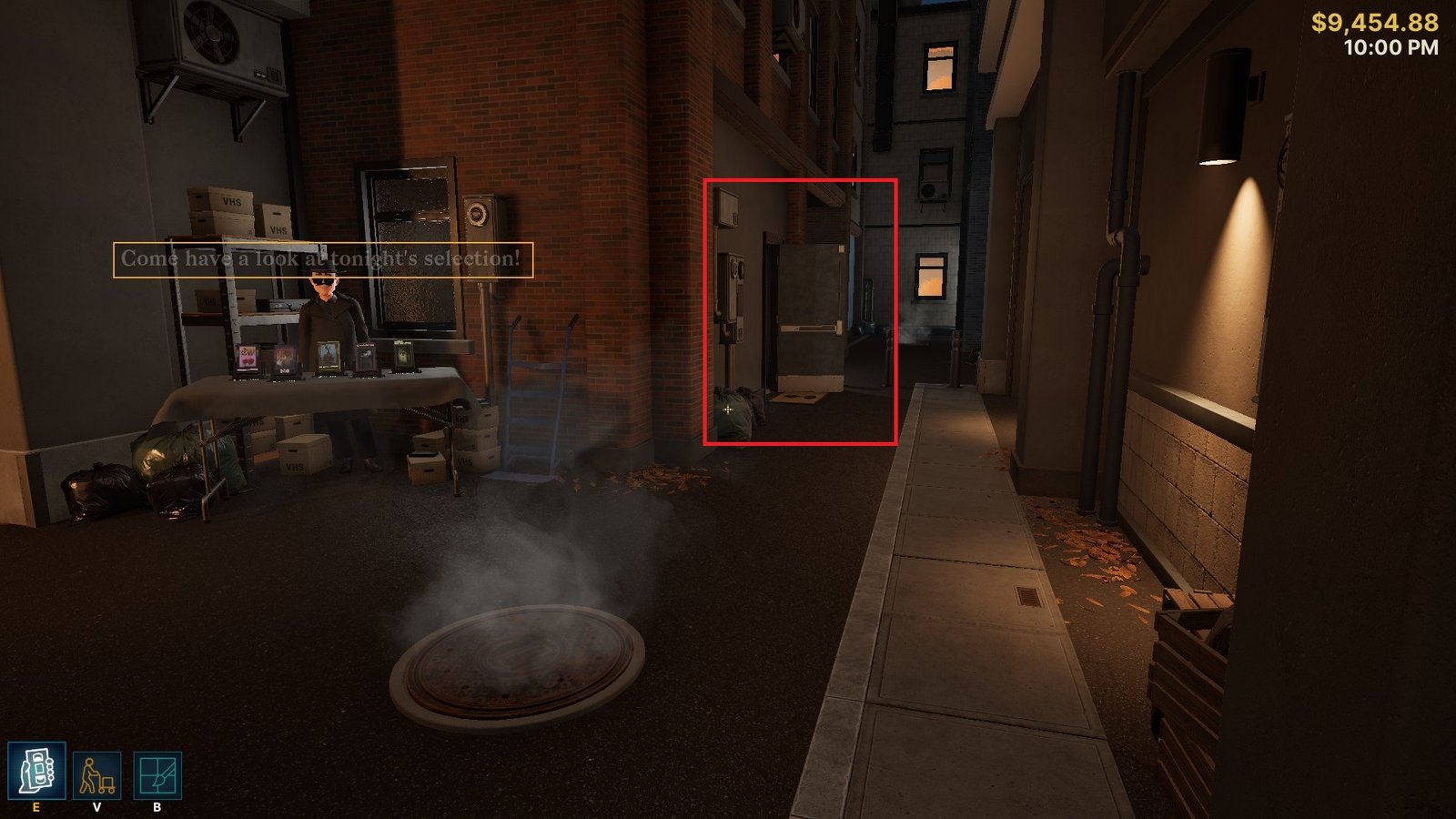 Retro Rewind Cheat Room Door