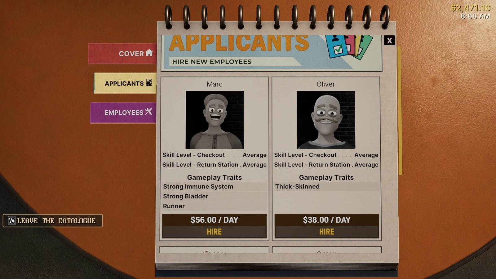 Retro Rewind Employee Applicants