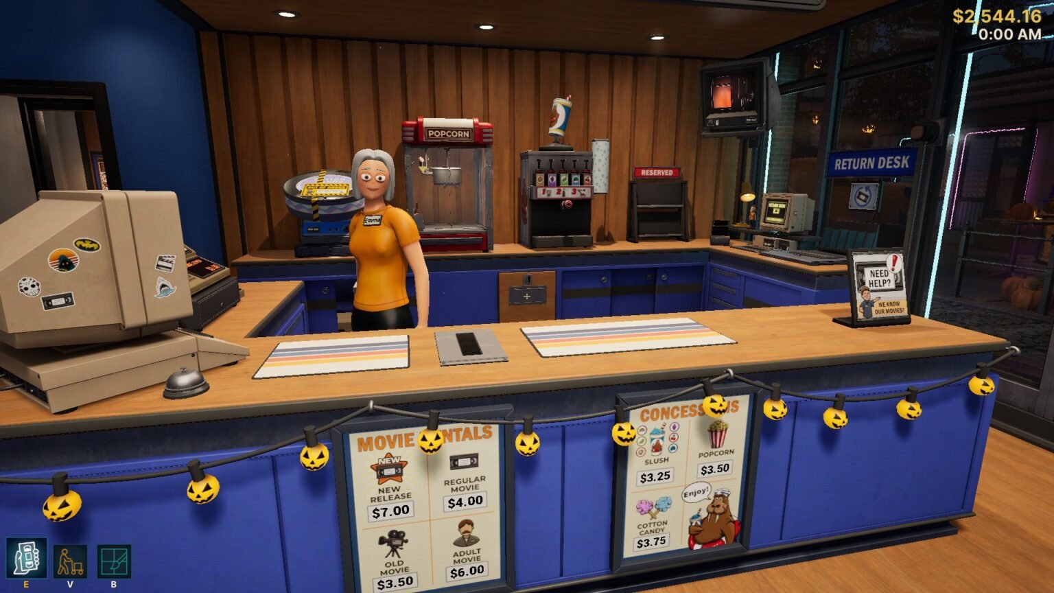 Retro Rewind Employee at Work