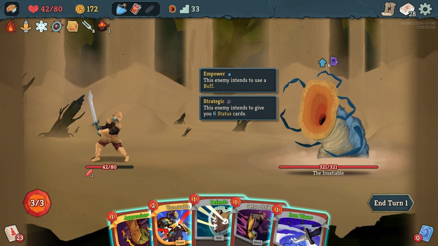 Slay the Spire 2 Insatiable Boss Start