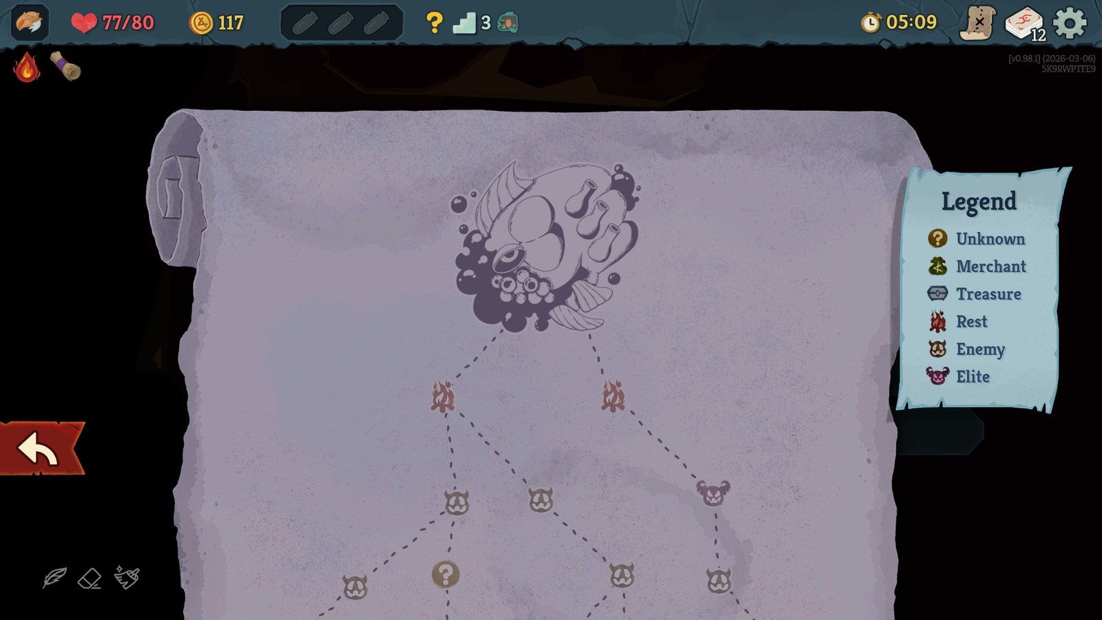 The Soul Fysh on Slay the Spire 2's map