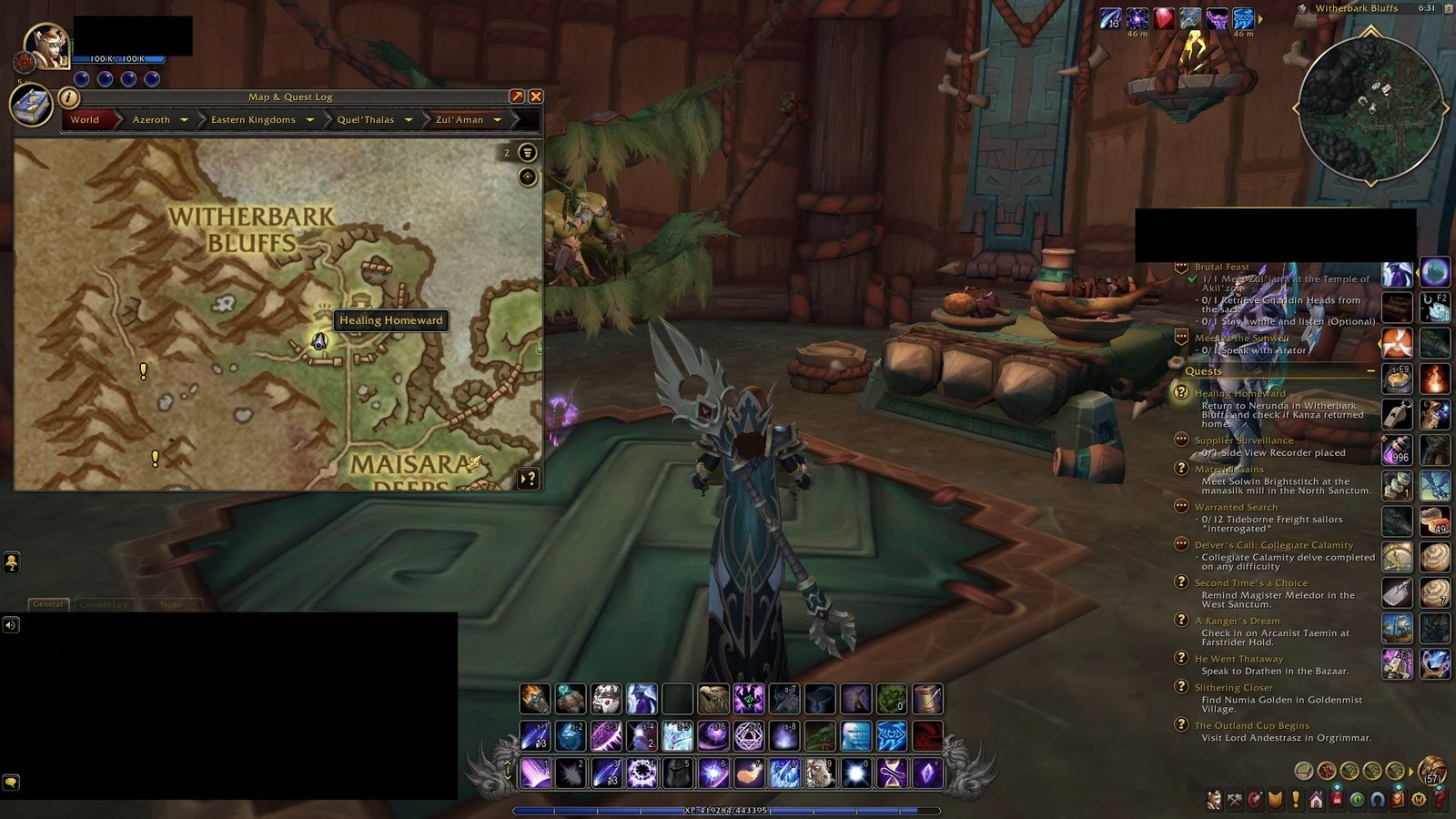 WoW Midnight Healing Homeward NPC Missing