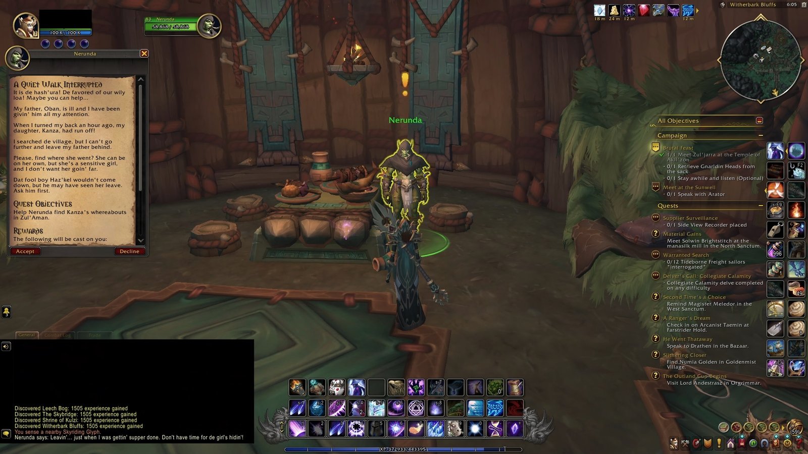 WoW Midnight Quiet Walk Interrupted