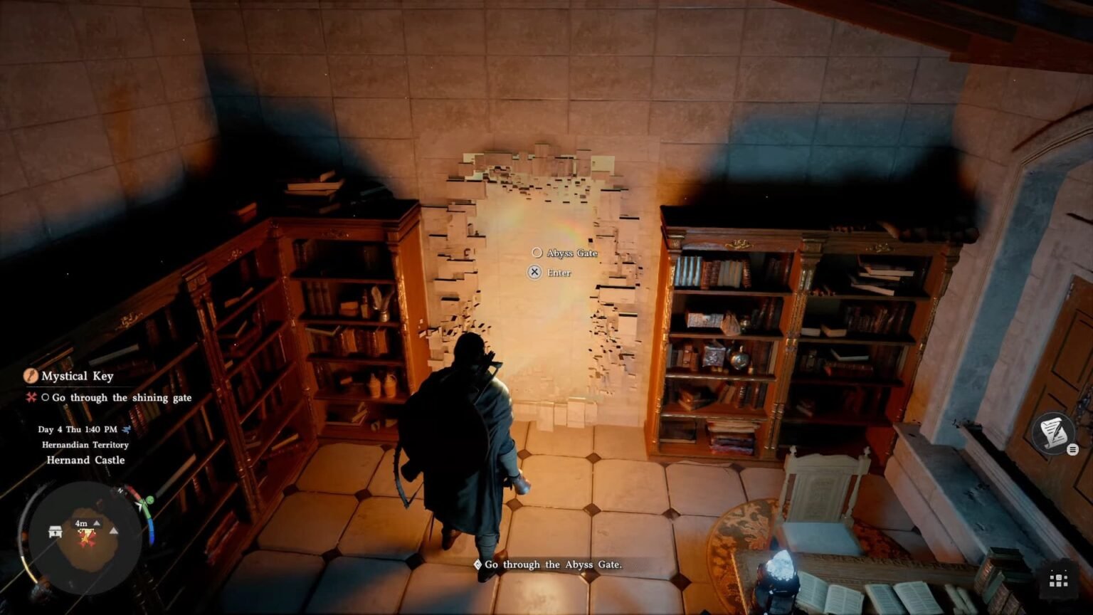 Going through the Abyss gate