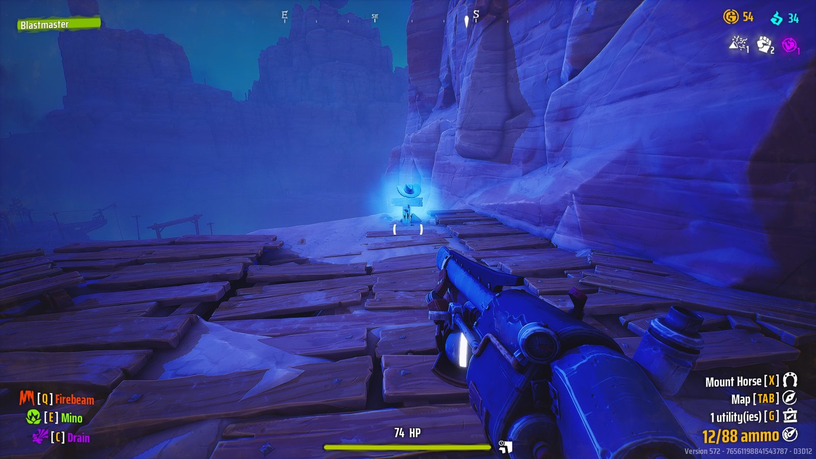 The 1st Grave in the Canyon overlooking the central pit