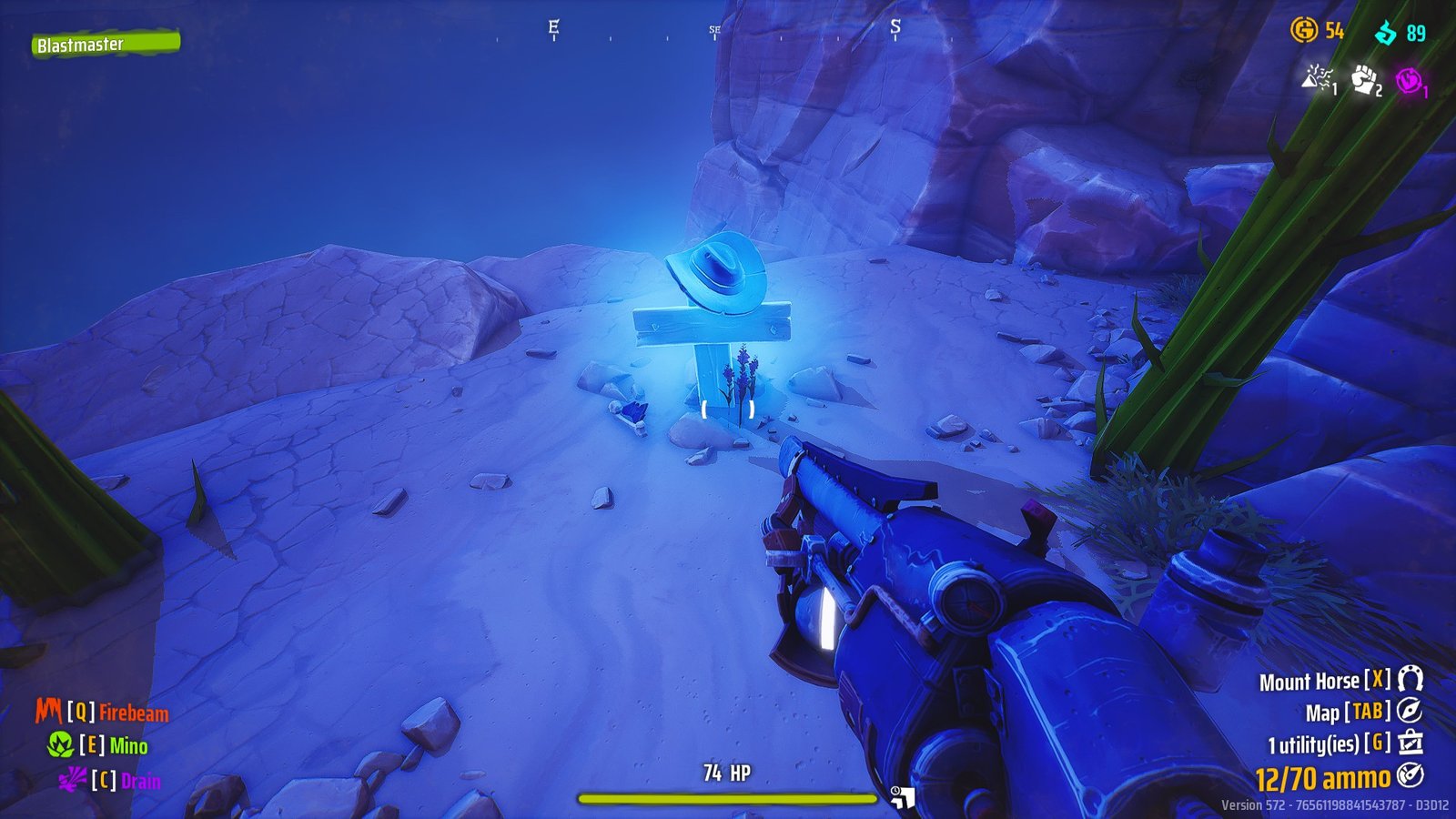 The 2nd Grave of the Canyon at the edge of the map