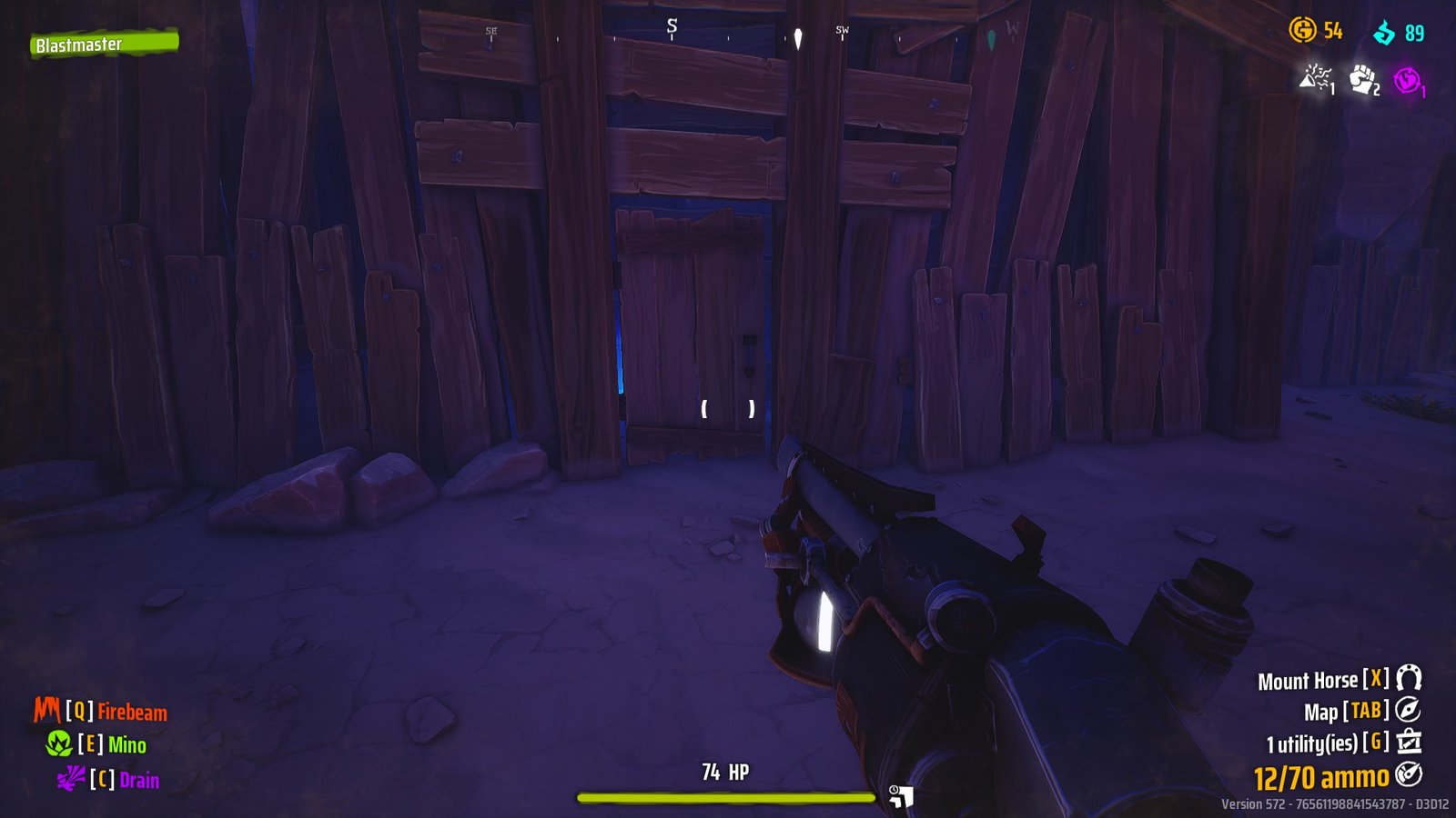 A door hiding the 3rd Grave in the Canyon