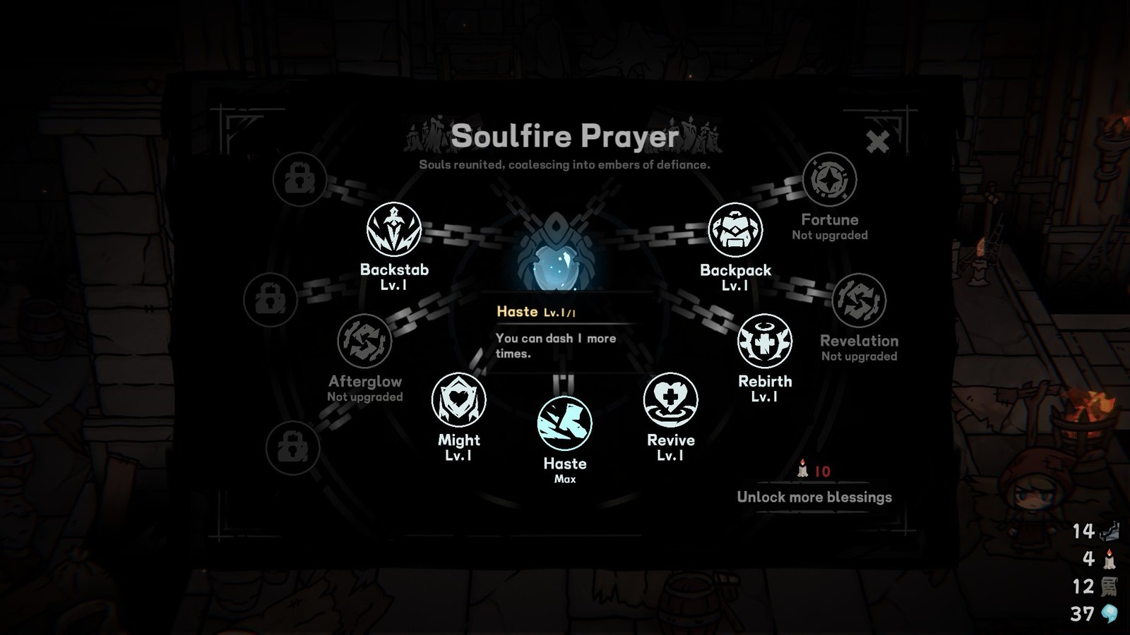 The Haste Blessing in Cinderia