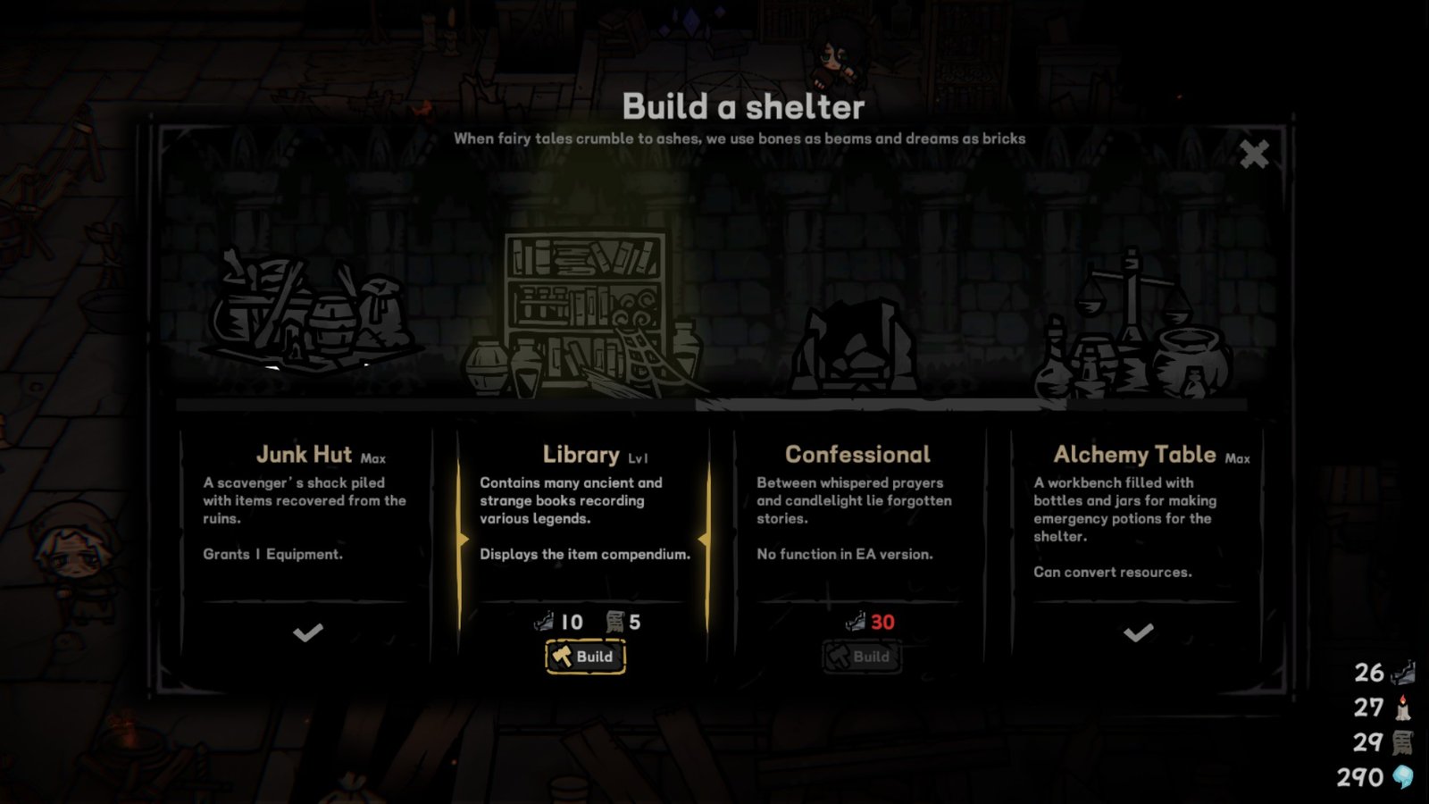 The Library about to be constructed in Cinderia