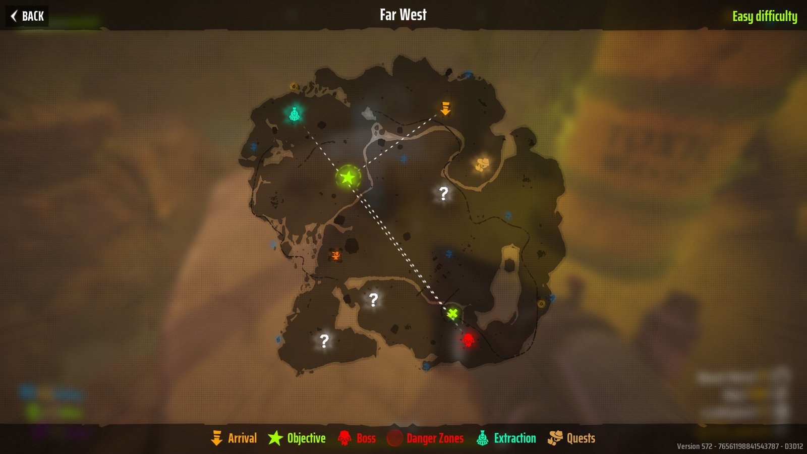 The Far West map in Far Far West marking Grave 10
