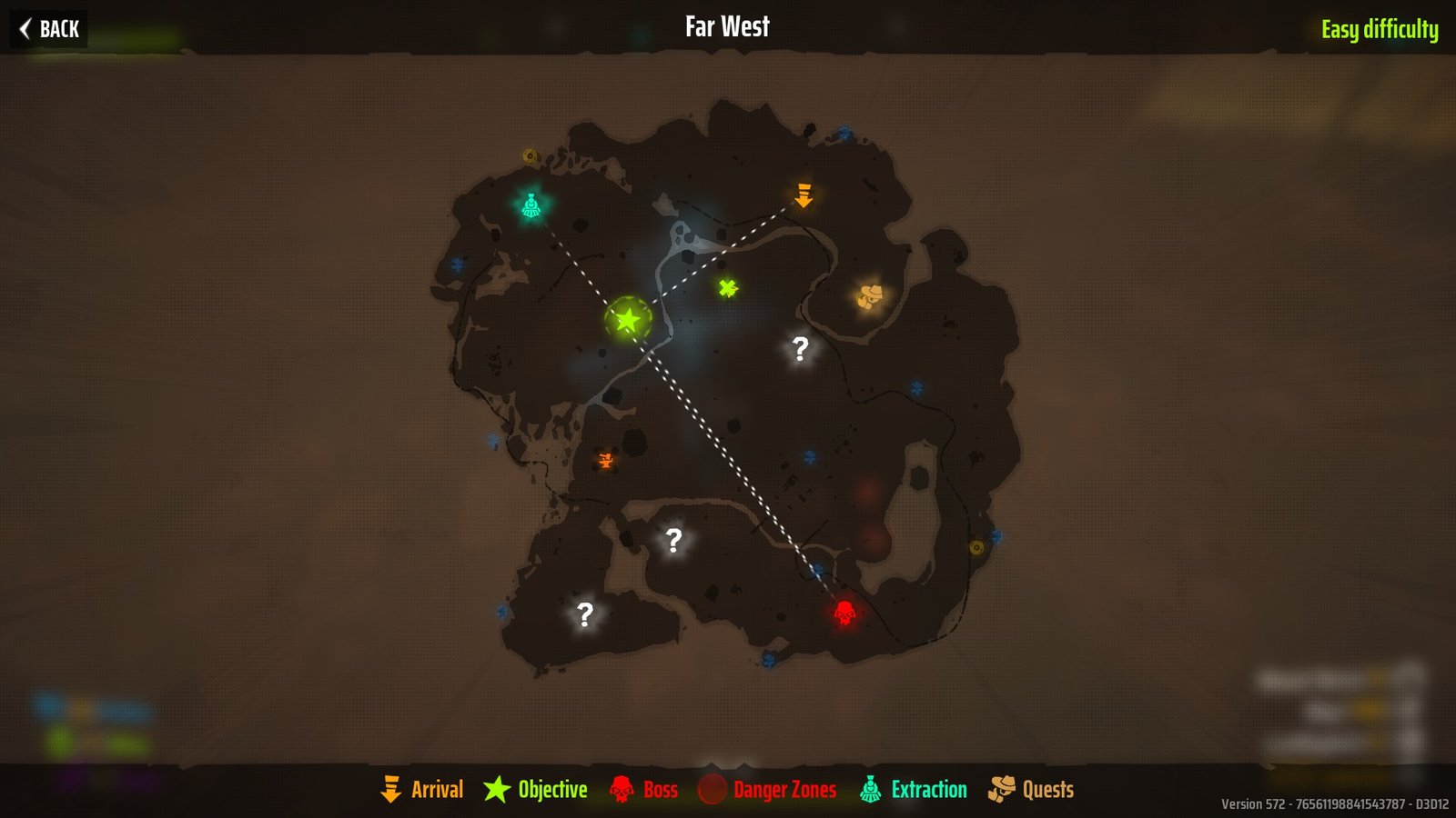 The Far West map in Far Far West marking Grave 2