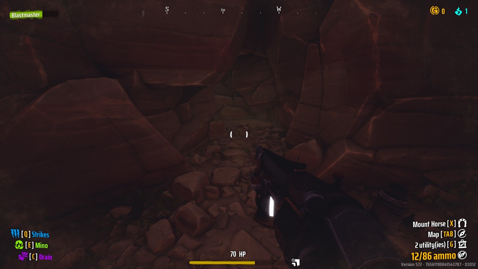 The cave hiding the 3rd Grave in the Far West.