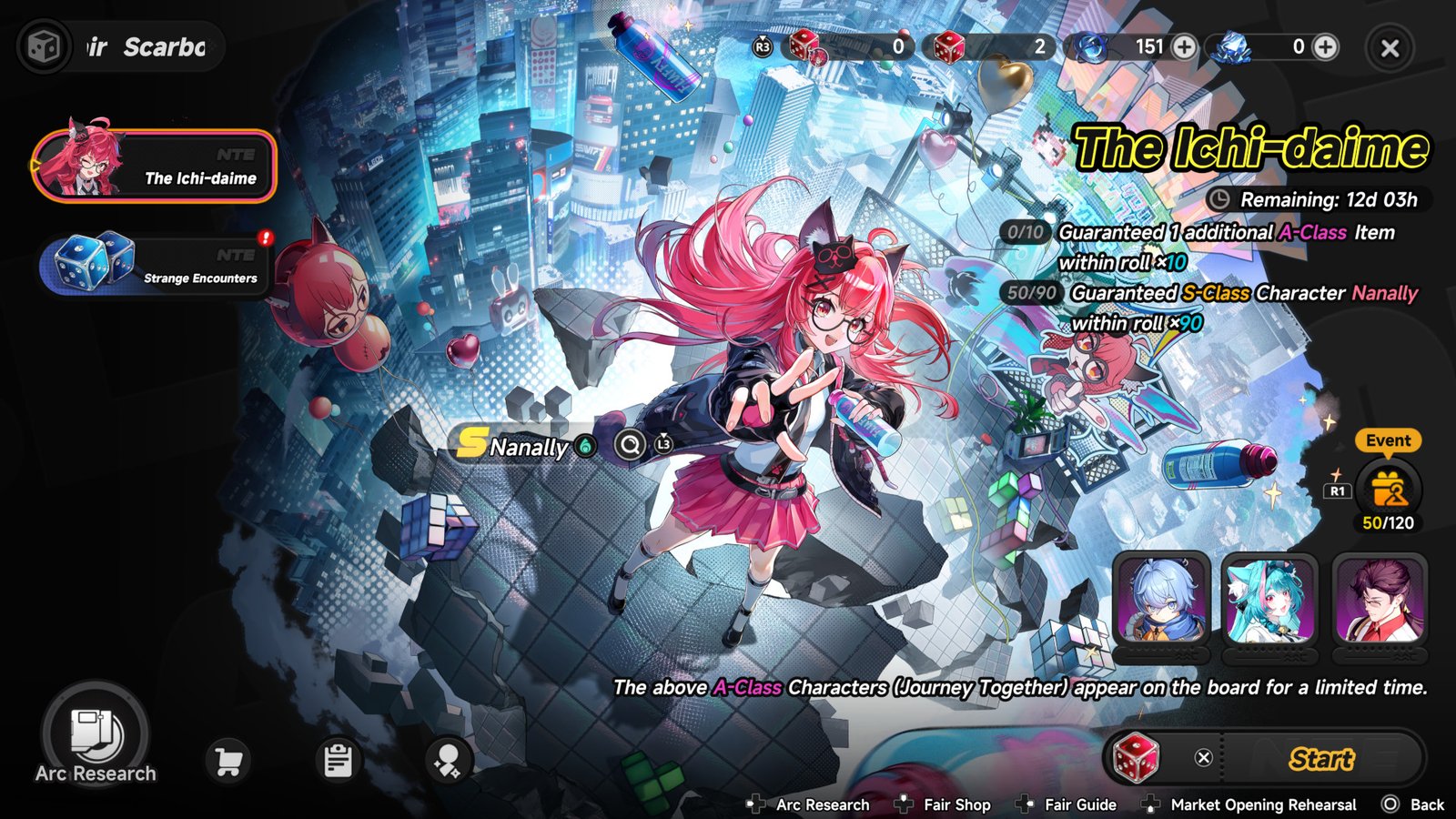 Neverness to Everness gacha banner screen