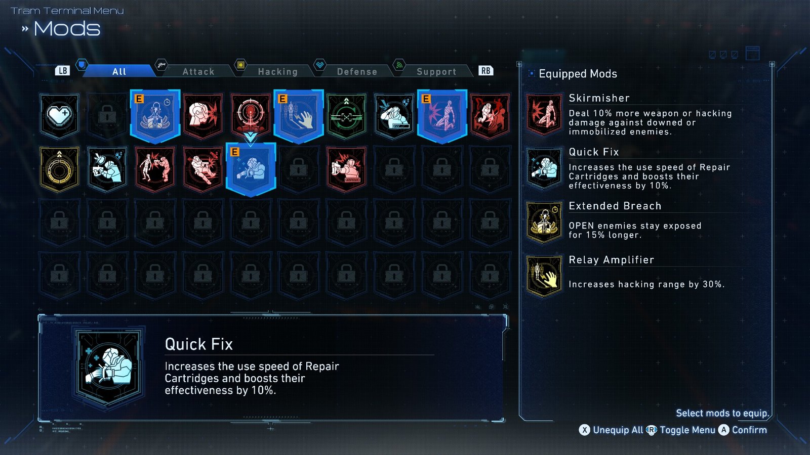 Mod loadout for Large Bot boss in Pragmata
