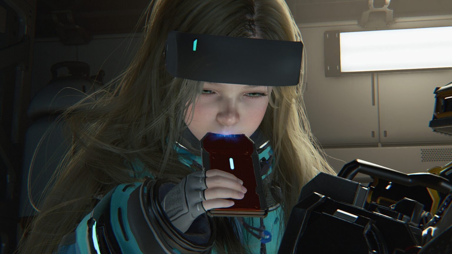 Diana downloading the Lim Eraser upgrade