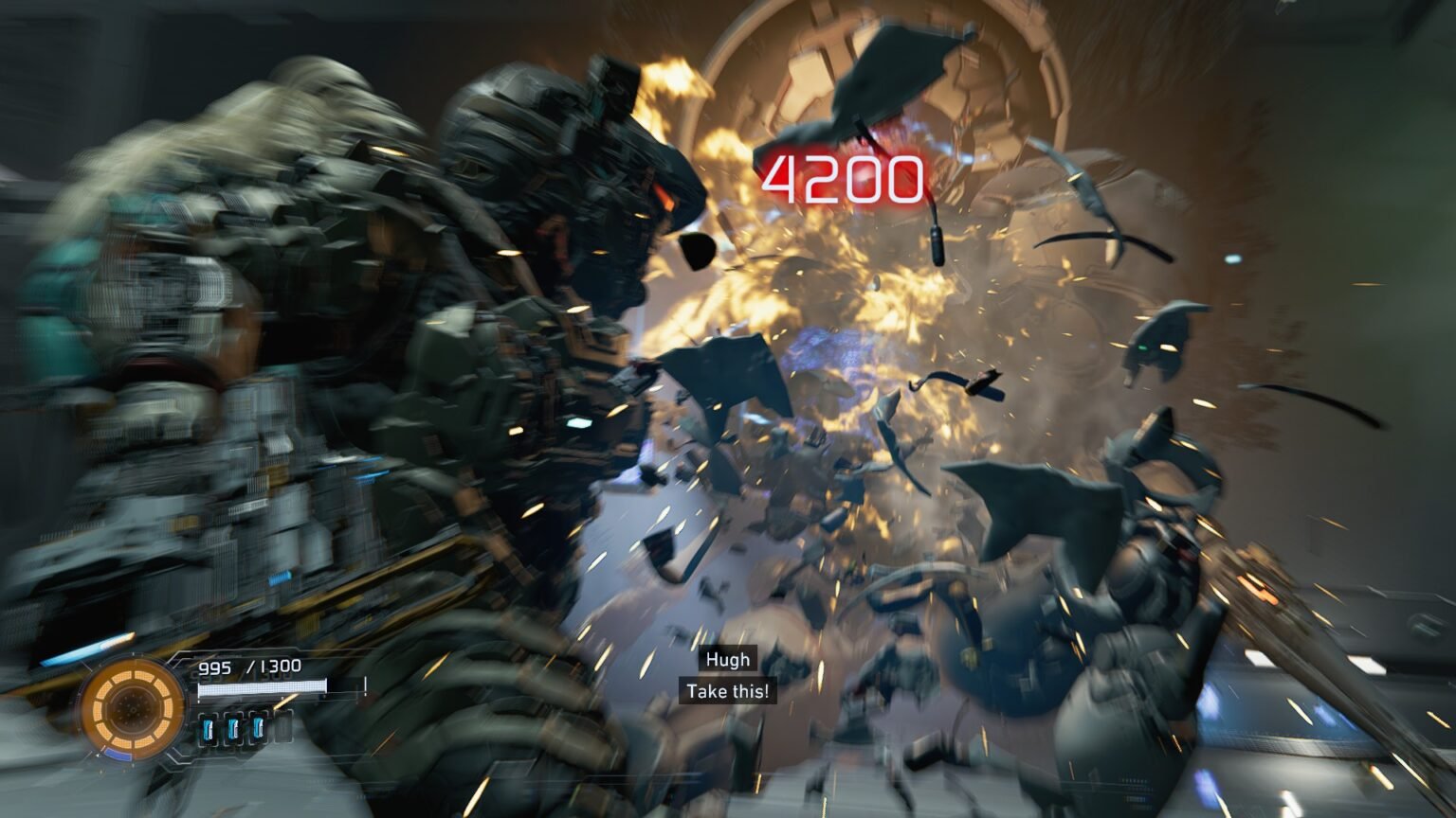 An amped Crit in Pragmata