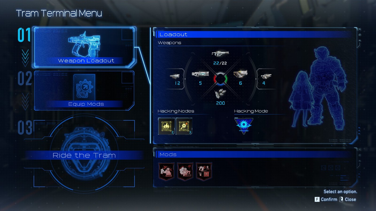 A full Gun build in Pragmata