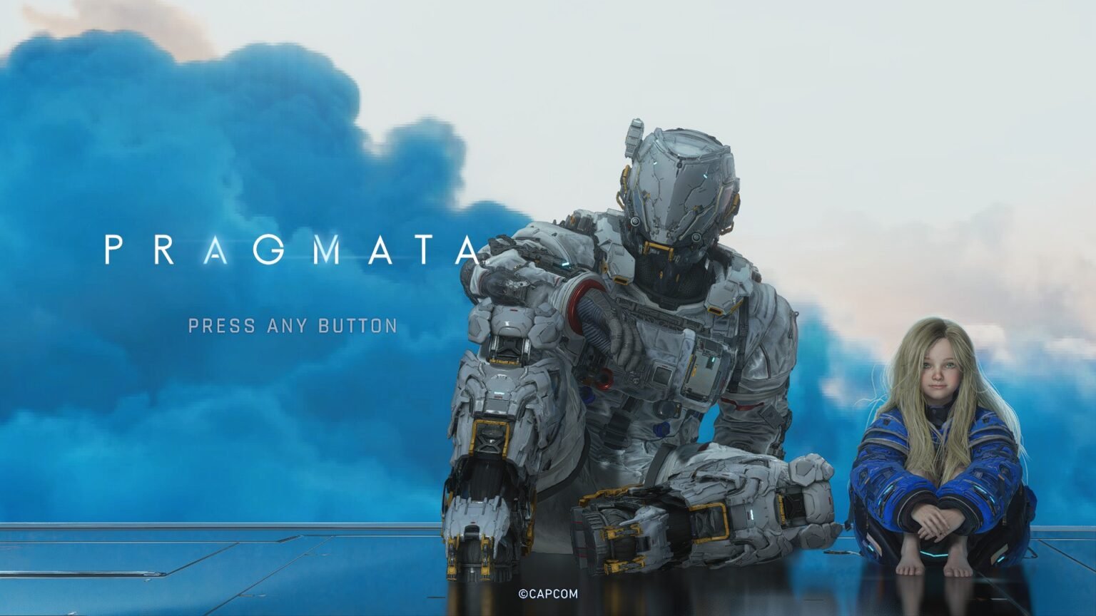 Homescreen post launch of Pragmata