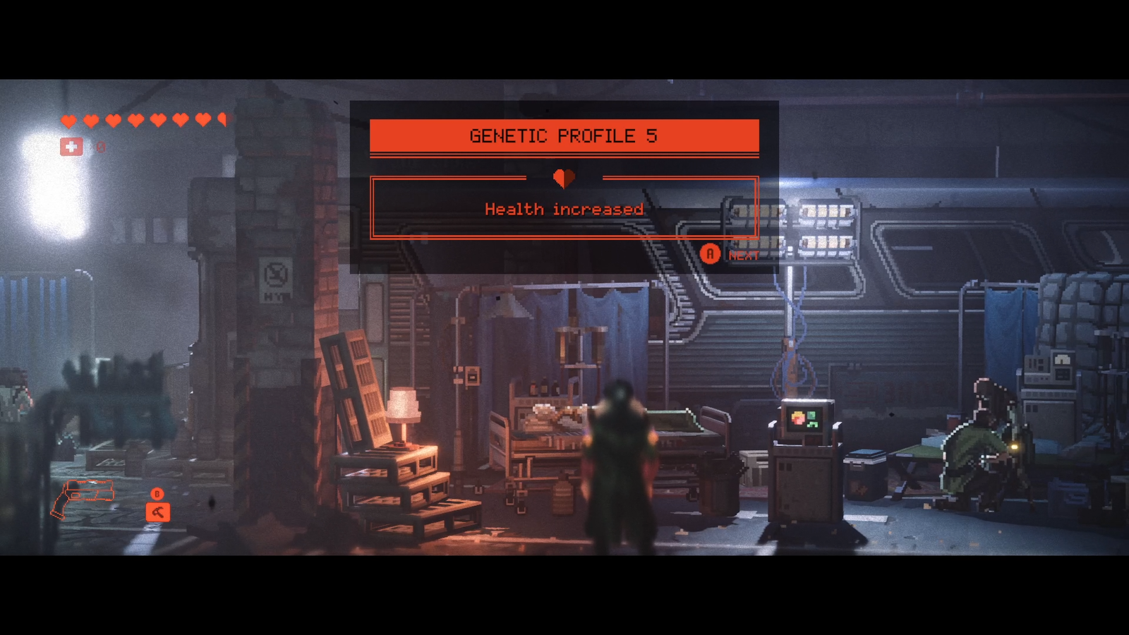 Reach completes the flower tent quest in REPLACED