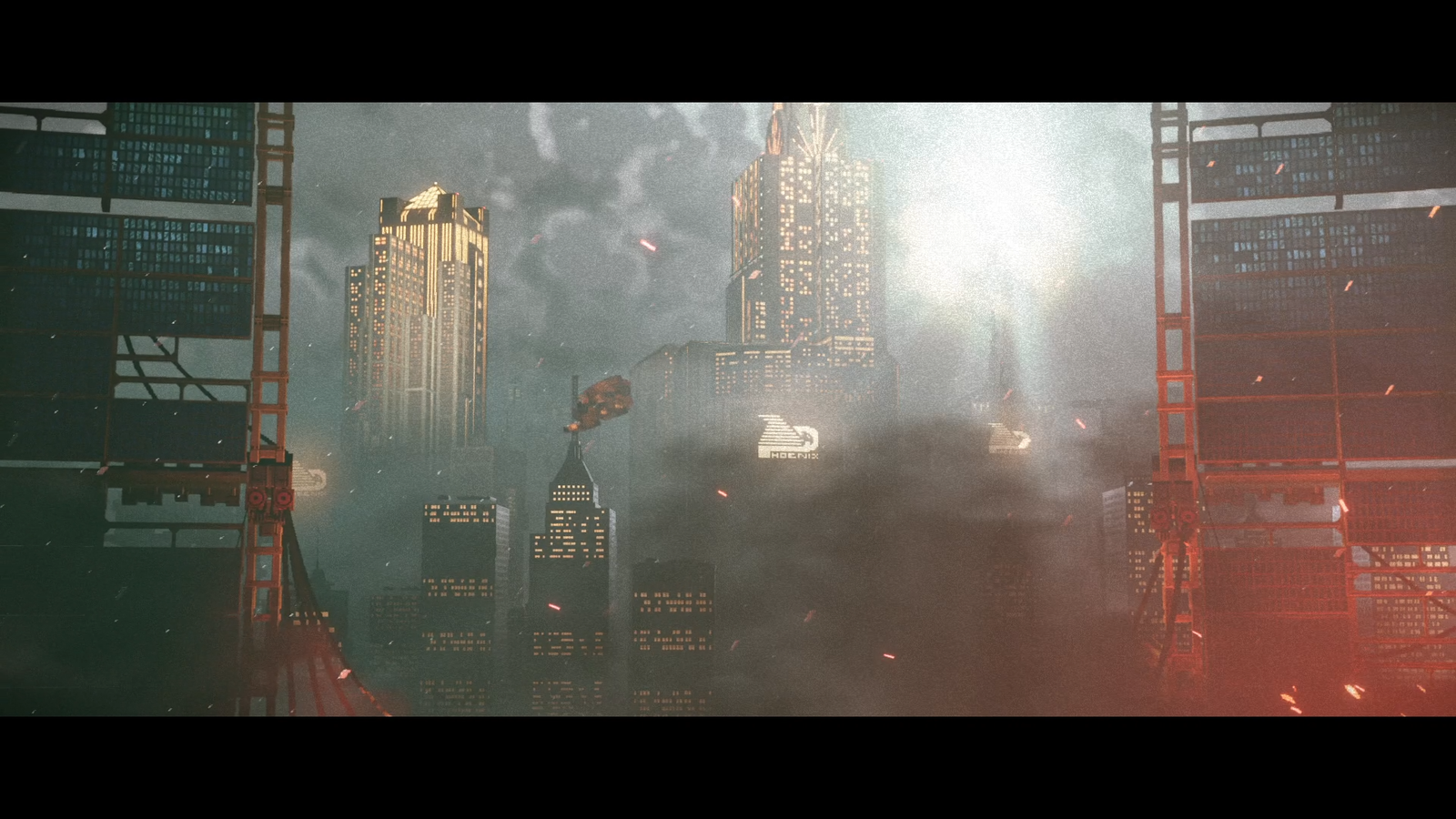 Driving towards Phoenix City in Replaced