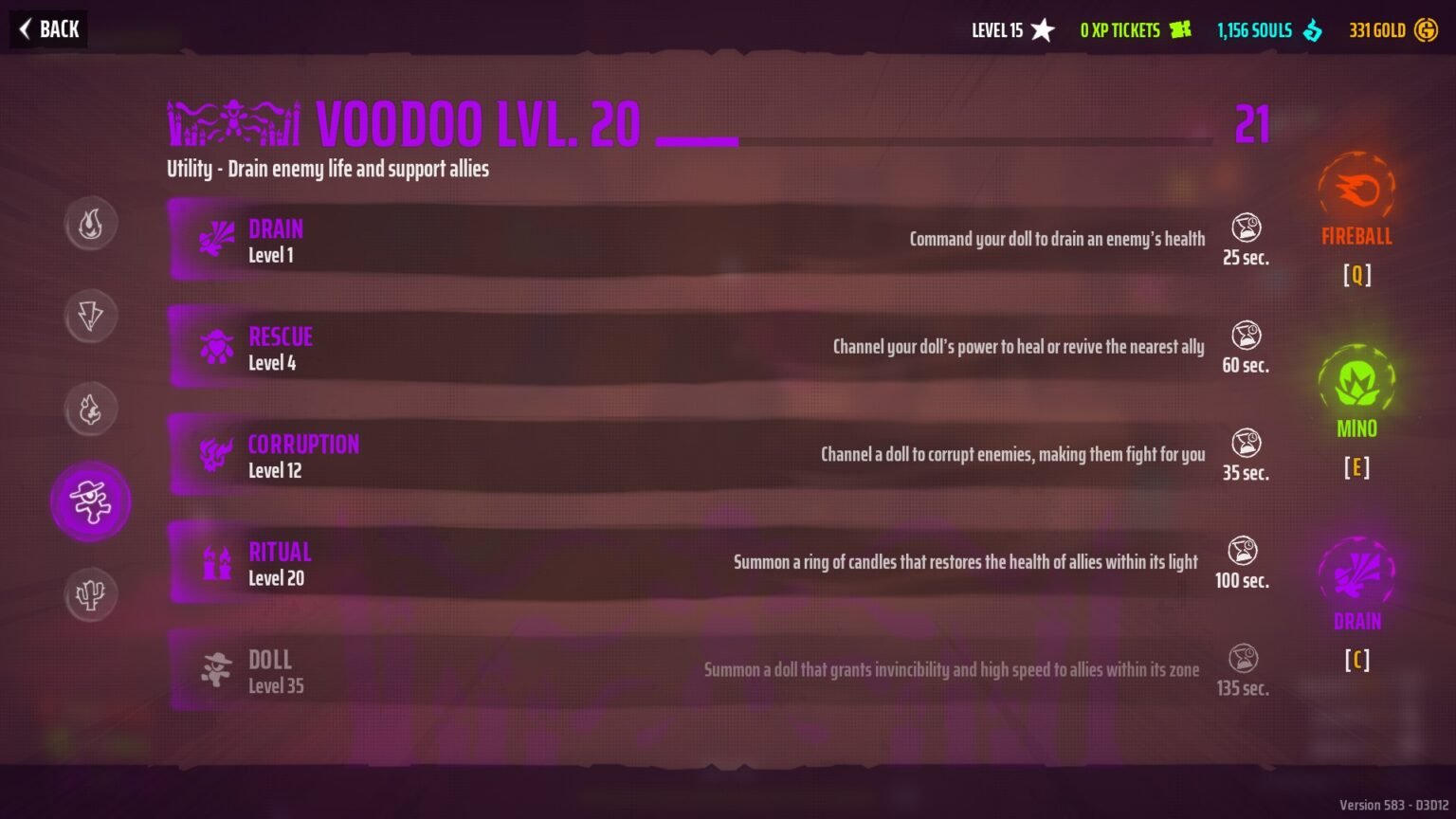 The Voodoo spell tree in Far Far West