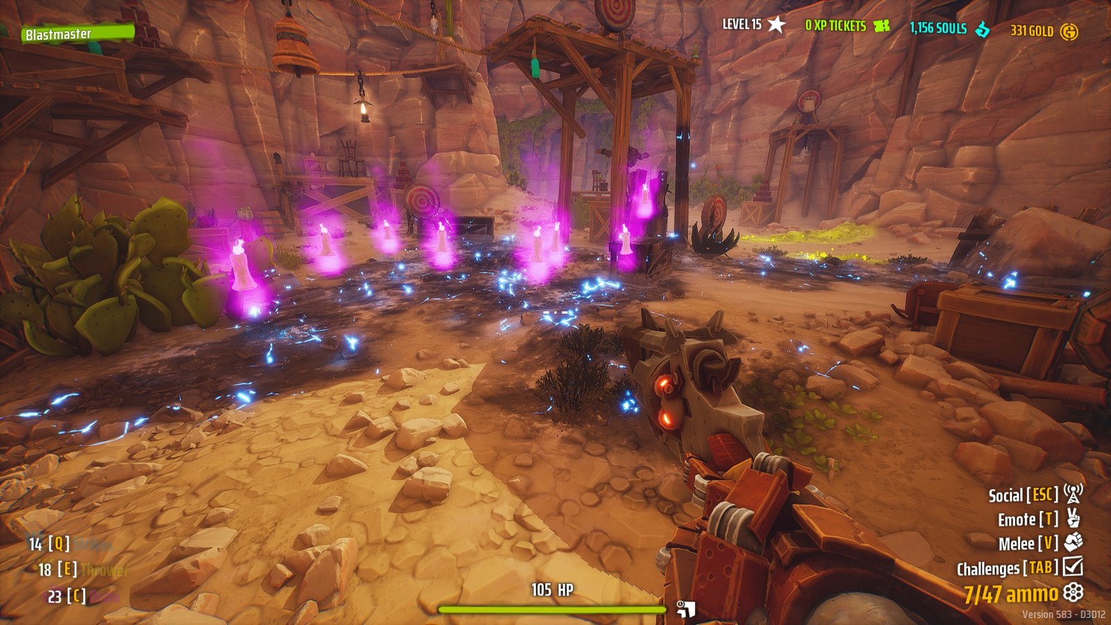 The Candles summoned by a Voodoo spell