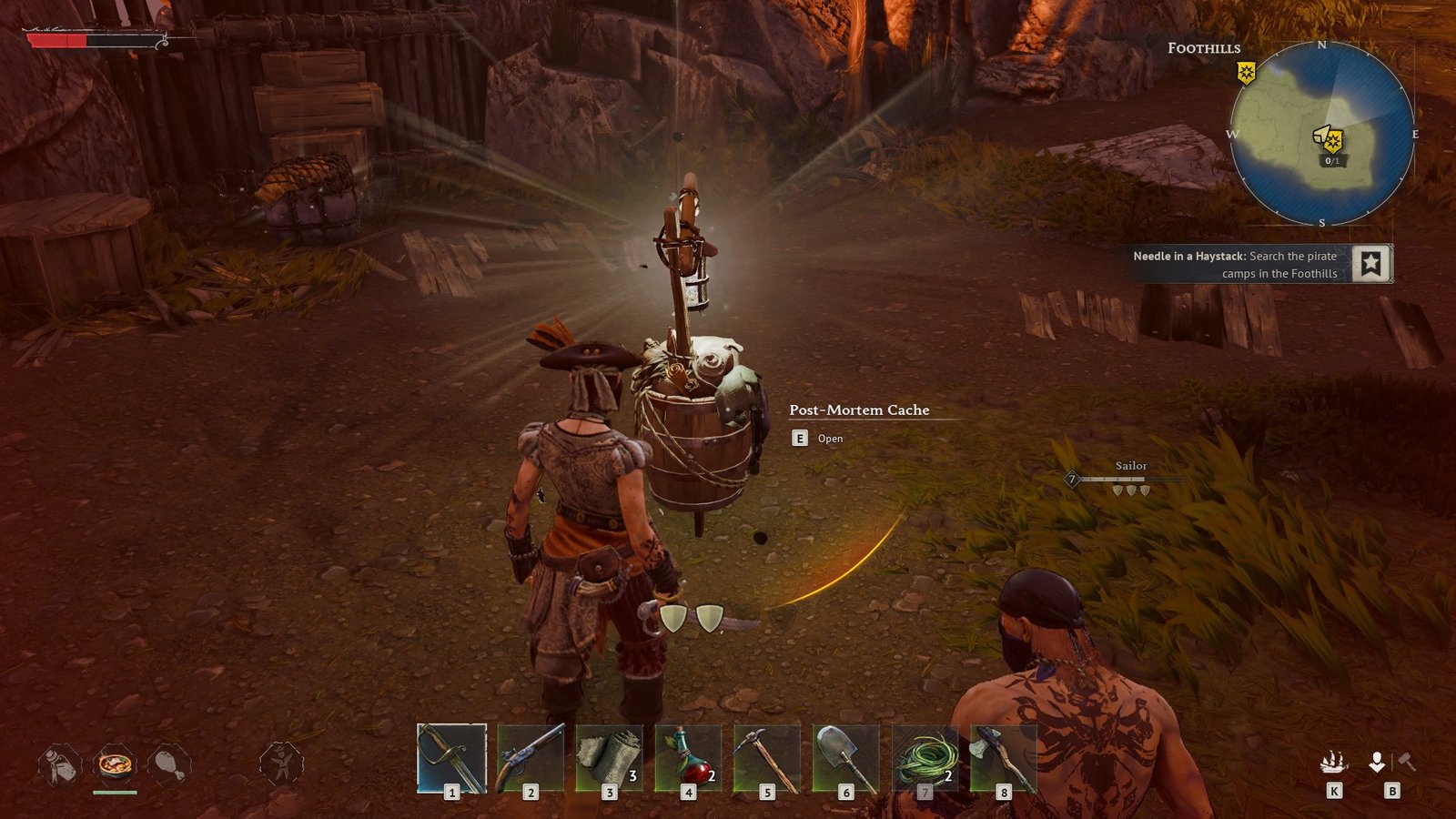 Windrose Death Marker Interact