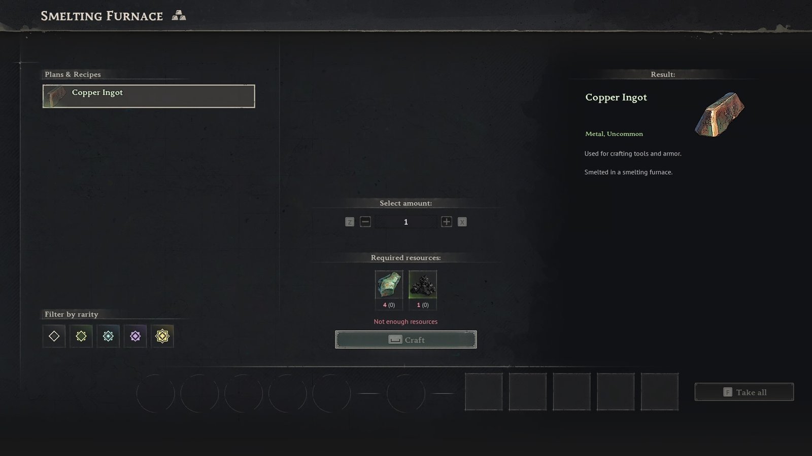 Windrose Shovel Recipe Copper Ingot