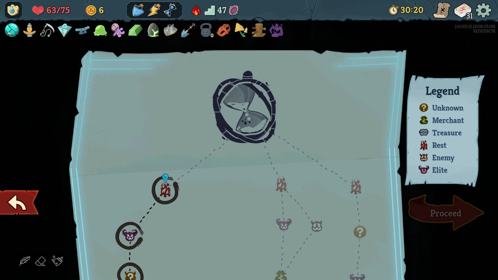 The Aeonglass on the Act 3 Map