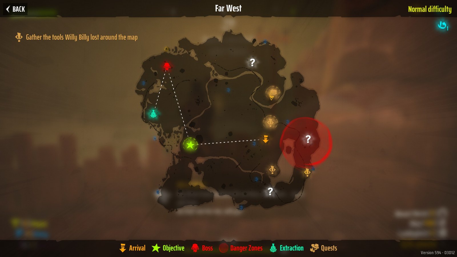 Billy Willy's lost tools in Far Far West