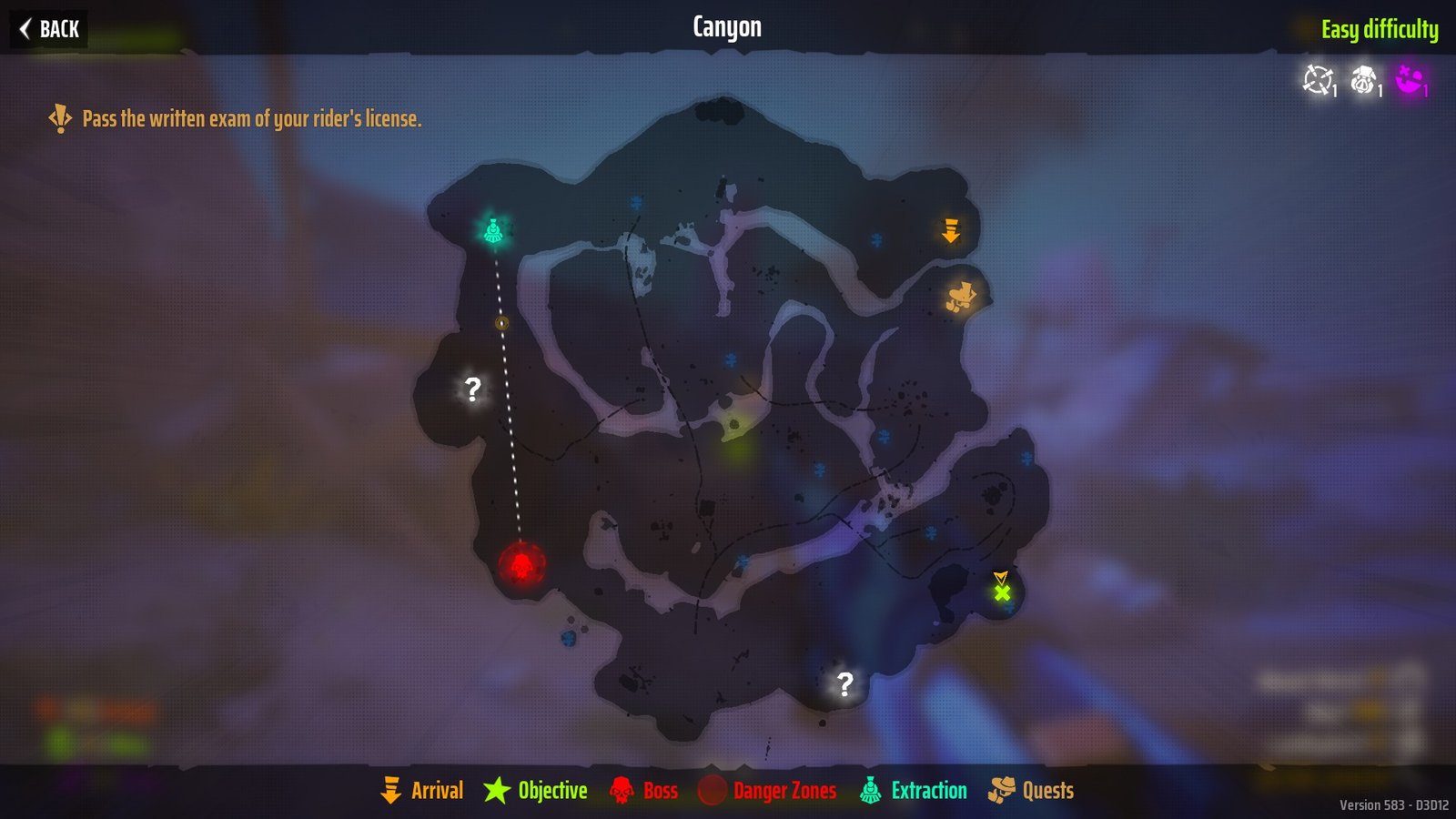 The canyon train wreck map in Far Far West