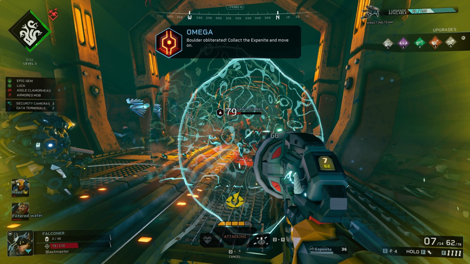 Deep Rock Galactic Enhancements in action