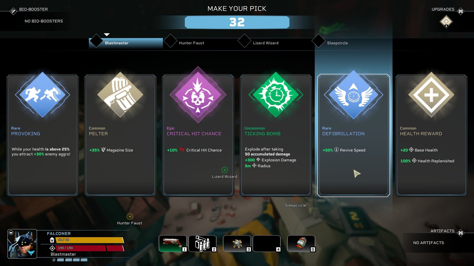 The supportive Falconer perks in Deep Rock Galactic